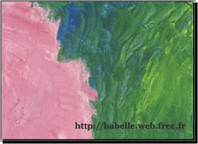 Peinture d'Isabelle Fillon : Nature bonheur