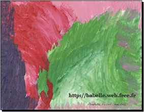 Peinture d'Isabelle Fillon : RICHESSE INTERIEURE