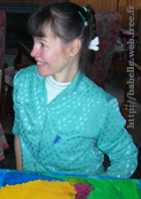 photo : Isabelle a peint : portrait d'Isabelle
